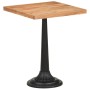 Solid acacia wood bistro table 60x60x76 cm by , Kitchen and dining tables - Ref: Foro24-321091, Price: 185,21 €, Discount: %