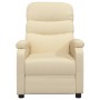 Sillón reclinable de tela crema de , Sillones - Ref: Foro24-344899, Precio: 193,71 €, Descuento: %