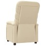 Sillón reclinable de tela crema de , Sillones - Ref: Foro24-344899, Precio: 193,71 €, Descuento: %