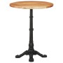 Solid acacia wood bistro table Ø60x76 cm by , Kitchen and dining tables - Ref: Foro24-321088, Price: 174,93 €, Discount: %