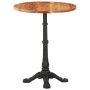 Solid acacia wood bistro table Ø60x76 cm by , Kitchen and dining tables - Ref: Foro24-321088, Price: 174,93 €, Discount: %