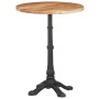 Solid acacia wood bistro table Ø60x76 cm by , Kitchen and dining tables - Ref: Foro24-321088, Price: 174,93 €, Discount: %