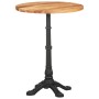 Solid acacia wood bistro table Ø60x76 cm by , Kitchen and dining tables - Ref: Foro24-321088, Price: 174,93 €, Discount: %