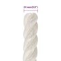 White 24 mm 50 m polypropylene work rope by , Ropes and metal cords - Ref: Foro24-153072, Price: 84,46 €, Discount: %