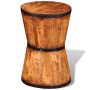 Hourglass-shaped stool made of rough mango wood by , Folding stools and chairs - Ref: Foro24-241637, Price: 97,37 €, Discount: %