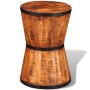 Hourglass-shaped stool made of rough mango wood by , Folding stools and chairs - Ref: Foro24-241637, Price: 97,37 €, Discount: %