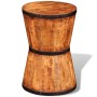 Hourglass-shaped stool made of rough mango wood by , Folding stools and chairs - Ref: Foro24-241637, Price: 97,37 €, Discount: %