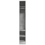 Engineered wood wardrobe in concrete gray, 30x50x200 cm by , Wardrobes - Ref: Foro24-3307687, Price: 126,52 €, Discount: %