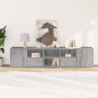 Corner furniture made of gray Sonoma engineered wood, 200x40x45 cm by , Closets and storage - Ref: Foro24-3307833, Price: 178...