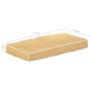 Cojín para sofá de palets amarillo 73x40x7 cm de vidaXL, Cojines para sillas y sofás - Ref: Foro24-314810, Precio: 31,30 €, D...