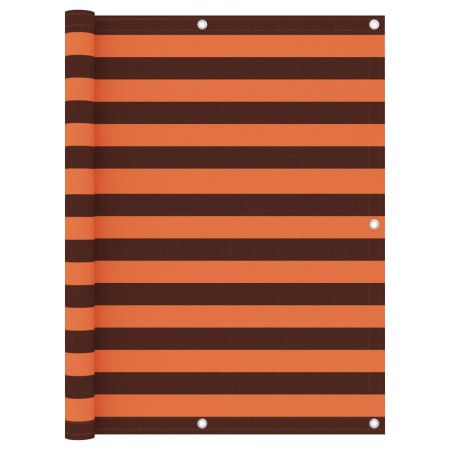 Balcony awning orange and brown oxford fabric 120x300 cm by vidaXL, Umbrellas - Ref: Foro24-134932, Price: 23,23 €, Discount: %