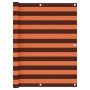 Balcony awning orange and brown oxford fabric 120x300 cm by vidaXL, Umbrellas - Ref: Foro24-134932, Price: 23,23 €, Discount: %