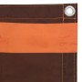 Balcony awning orange and brown oxford fabric 120x300 cm by vidaXL, Umbrellas - Ref: Foro24-134932, Price: 23,23 €, Discount: %