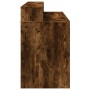 Escritorio con LED madera ingeniería roble ahumado 120x55x91 cm de , Escritorios - Ref: Foro24-3309415, Precio: 187,76 €, Des...