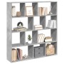 Engineered wood gray concrete shelf 132x29x141.5 cm by , Bookcases and shelves - Ref: Foro24-3310310, Price: 120,62 €, Discou...