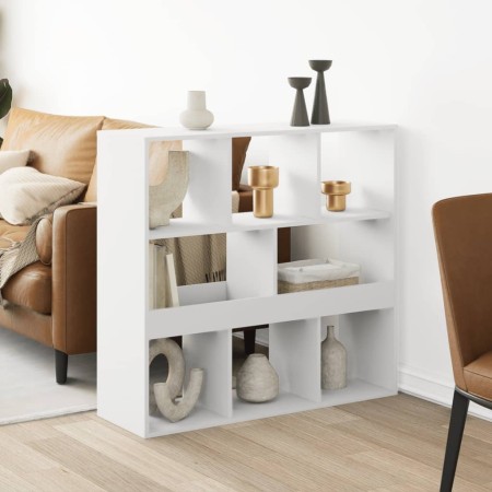 Engineered wood white room divider 100x33x94.5 cm by , Bookcases and shelves - Ref: Foro24-3309510, Price: 84,99 €, Discount: %