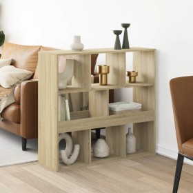 Separador de ambientes madera roble Sonoma 100x33x94,5 cm de , Librerías y estanterías - Ref: Foro24-3309512, Precio: 81,69 €...