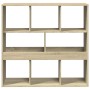 Separador de ambientes madera roble Sonoma 100x33x94,5 cm de , Librerías y estanterías - Ref: Foro24-3309512, Precio: 81,99 €...