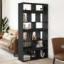 Separador de ambientes madera ingeniería negro 100x33x187,5 cm de , Librerías y estanterías - Ref: Foro24-3309538, Precio: 17...