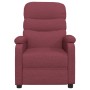 Sillón reclinable de tela rojo tinto de , Sillones - Ref: Foro24-344893, Precio: 186,99 €, Descuento: %