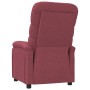 Sillón reclinable de tela rojo tinto de , Sillones - Ref: Foro24-344893, Precio: 186,99 €, Descuento: %