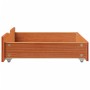 Cajones debajo cama 2 uds madera maciza pino marrón 65x55x16 cm de , Cajones de almacenaje doméstico - Ref: Foro24-850937, Pr...