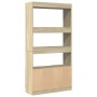 Aparador alto madera de ingeniería roble Sonoma 92x33x180 cm de , Librerías y estanterías - Ref: Foro24-3309620, Precio: 155,...