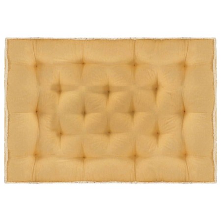 Cojín para sofá de palets amarillo 120x80x10 cm de vidaXL, Cojines para sillas y sofás - Ref: Foro24-314812, Precio: 67,80 €,...