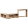 Solid pine wood desk furniture 222x107x75 cm by , Nightstands - Ref: Foro24-855756, Price: 161,32 €, Discount: %