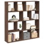 Engineered wood brown oak bookshelf 132x29x141.5 cm by , Bookcases and shelves - Ref: Foro24-3310313, Price: 147,99 €, Discou...