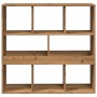 Room divider in oak wood artisan 100x33x94.5 cm by , Bookcases and shelves - Ref: Foro24-3309518, Price: 81,69 €, Discount: %