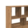 Room divider in oak wood artisan 100x33x94.5 cm by , Bookcases and shelves - Ref: Foro24-3309518, Price: 81,69 €, Discount: %