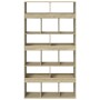 Room divider in Sonoma oak wood 100x33x187.5 cm by , Bookcases and shelves - Ref: Foro24-3309539, Price: 188,48 €, Discount: %