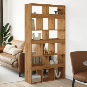 Room divider in oak wood artisan 100x33x187.5 cm by , Bookcases and shelves - Ref: Foro24-3309545, Price: 165,88 €, Discount: %