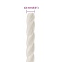 White 12 mm 100 m polypropylene work rope by , Ropes and metal cords - Ref: Foro24-153057, Price: 34,42 €, Discount: %