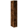 Engineered wood wardrobe in smoked oak color, 30x50x200 cm by , Wardrobes - Ref: Foro24-3307688, Price: 126,52 €, Discount: %