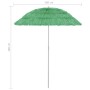 Sombrilla de playa Hawaii verde 180 cm de vidaXL, Sombrillas - Ref: Foro24-314697, Precio: 31,62 €, Descuento: %