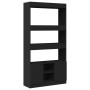 Aparador alto madera de ingeniería negro 92x33x180 cm de , Librerías y estanterías - Ref: Foro24-3309619, Precio: 132,33 €, D...