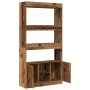 Hoher Schrank aus Holz mit altertümlicher Holztechnik, 92x33x180 cm. von , Bücherregale und Regale - Ref: Foro24-3309625, Pre...