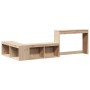 Solid pine wood desk furniture 222x122x75 cm by , Nightstands - Ref: Foro24-855753, Price: 165,48 €, Discount: %