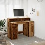 Schreibtisch mit LED-Beleuchtung, Holz in verwitterter Ingenieurstechnik, 120x55x91 cm. von , Schreibtische - Ref: Foro24-330...