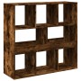 Room divider in smoked oak wood 100x33x94.5 cm by , Bookcases and shelves - Ref: Foro24-3309514, Price: 81,69 €, Discount: %