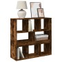 Room divider in smoked oak wood 100x33x94.5 cm by , Bookcases and shelves - Ref: Foro24-3309514, Price: 81,69 €, Discount: %