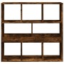 Room divider in smoked oak wood 100x33x94.5 cm by , Bookcases and shelves - Ref: Foro24-3309514, Price: 81,69 €, Discount: %