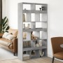 Room divider made of gray wood and concrete 100x33x187.5 cm by , Bookcases and shelves - Ref: Foro24-3309540, Price: 189,11 €...