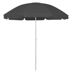 Anthracite gray beach umbrella 240 cm by vidaXL, Umbrellas - Ref: Foro24-314706, Price: 28,99 €, Discount: %