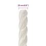 Cuerda de trabajo polipropileno blanco 20 mm 25 m de , Sogas y cuerdas metálicas - Ref: Foro24-153068, Precio: 35,22 €, Descu...