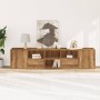 Engineered oak wood corner furniture, Artisian, 200x40x45 cm by , Closets and storage - Ref: Foro24-3307836, Price: 156,57 €,...