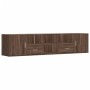 Engineered wood corner furniture, brown oak, 200x40x45 cm by , Closets and storage - Ref: Foro24-3307834, Price: 179,99 €, Di...