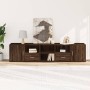 Engineered wood corner furniture, brown oak, 200x40x45 cm by , Closets and storage - Ref: Foro24-3307834, Price: 179,99 €, Di...